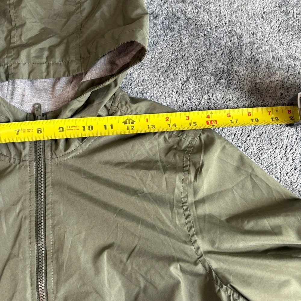 Old Navy Kids Green Hooded Lightweight Zip Up Jacket Size‎ XL 14 16